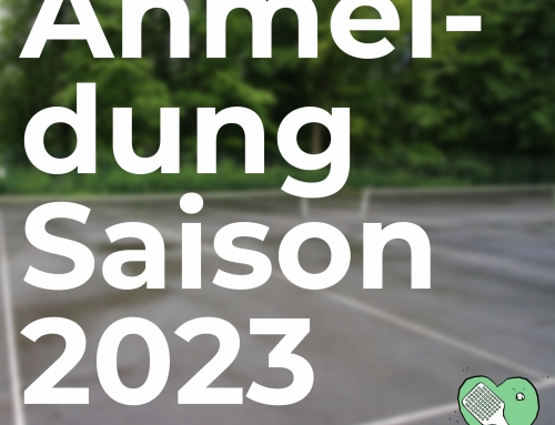 Saison 2023 – Die Anmeldung!